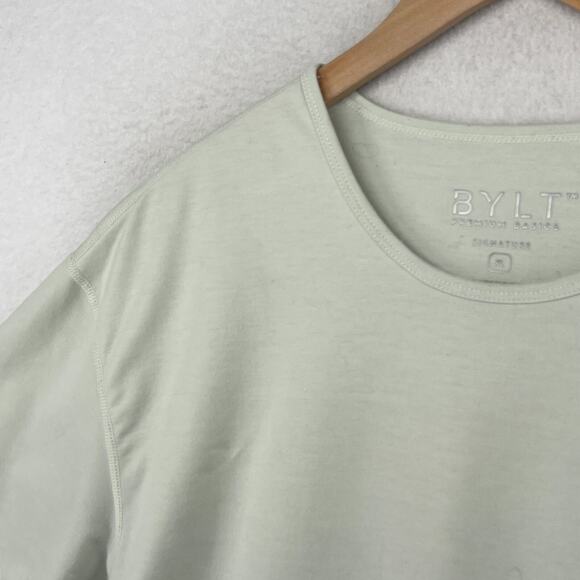 BYLT Shirt Mens XL Drop Cut Signature Premium Basics Athletic Short Sleeve Vapor - Picture 6 of 14